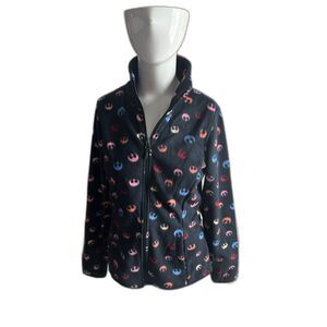 Star Wars Rebel Star Fleece for Woman Size XS Zip Up and Pockets NWT